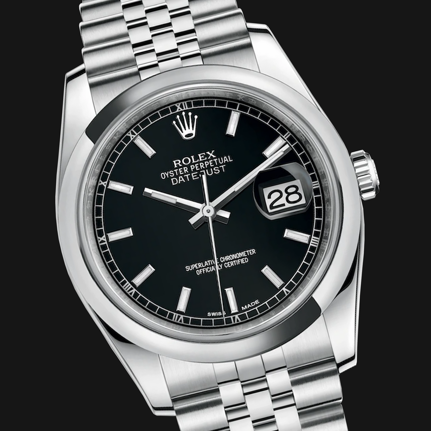 Rolex Datejust 36mm Jubilee 'On the Fly' Extension Link